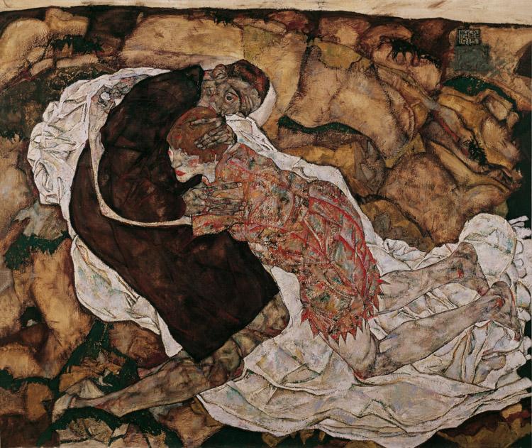 Egon Schiele Death and Maiden (mk12) oil painting image